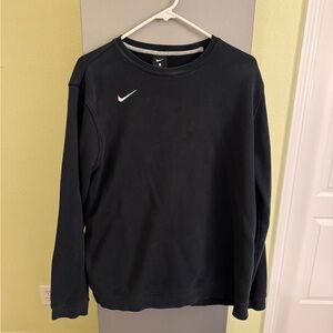 Nike Sweatshirt Mens Black Size Large
